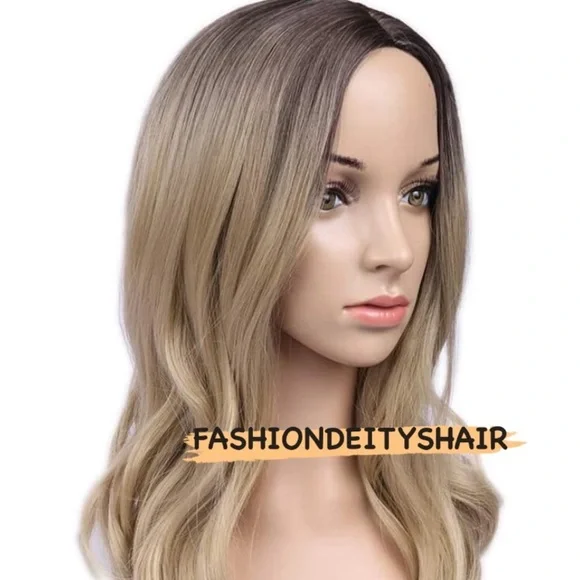 22 BLONDE OMBRE Full Cap WIG … NEW